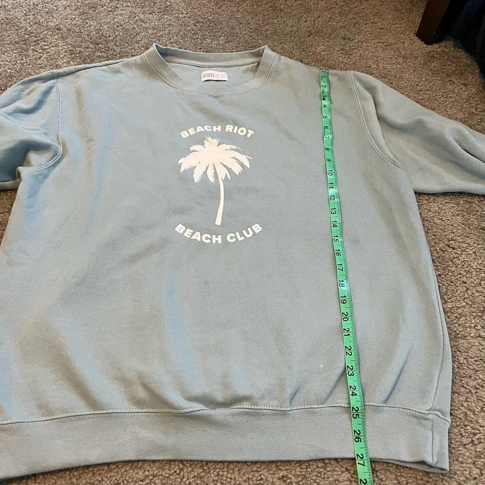 Beach riot blue Crewneck sweatshirt women’s size‎ large